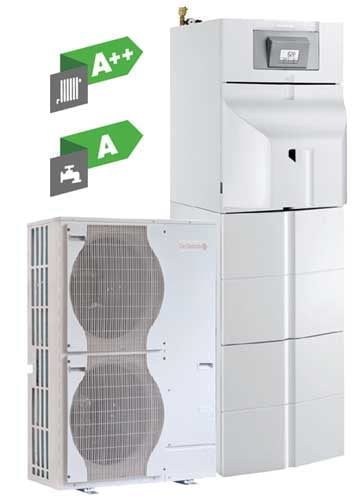 Veto Hibrid De Dietrich oljni kotel in toplotna zr cr palka zak voda