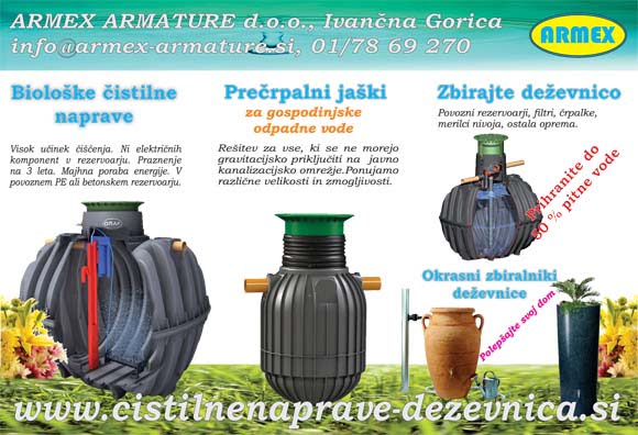 armex cistilne naprave zbiralnik dezja