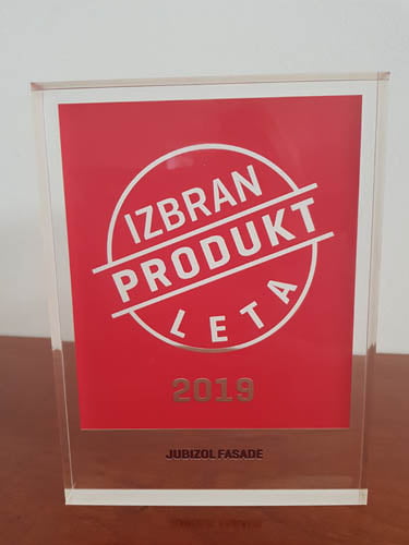 jub JUBIZOL plaketa Produkt leta