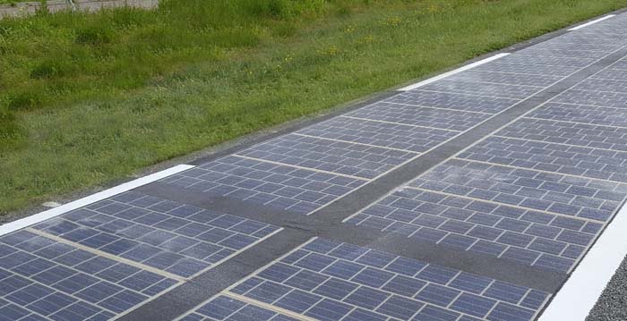 Solarne celice za solarno avtocesto v Franciji