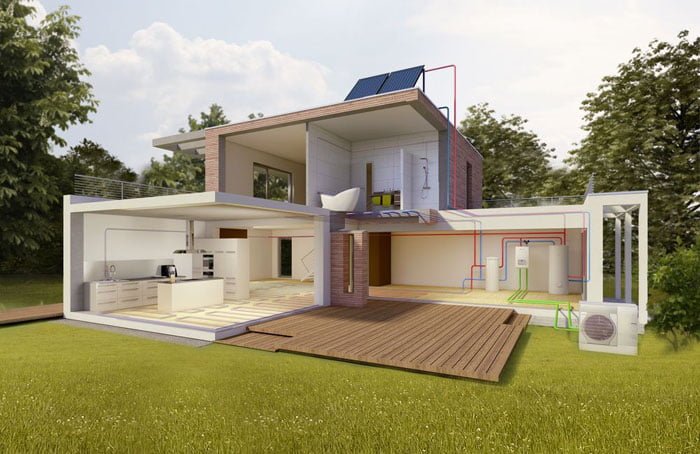 Kaj je toplotna crpalka COP zrak voda