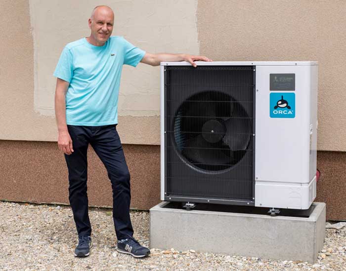 Soncna elektrarna in toplotna crpalka Orca Ales Sijanec