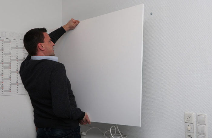 IR grelni panel montaza