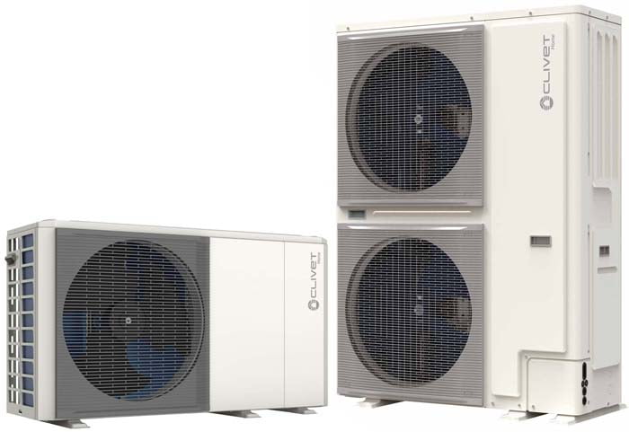 Clivet toplotna črpalka Edge EVO 2.0 Made in Italy 