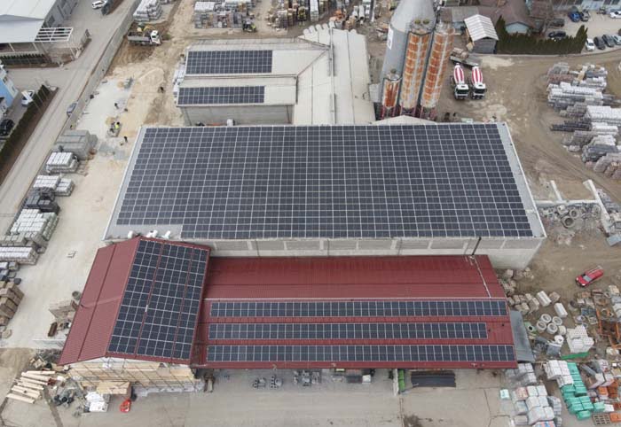 Soncna elektrarna za podjetja Igem Kograd