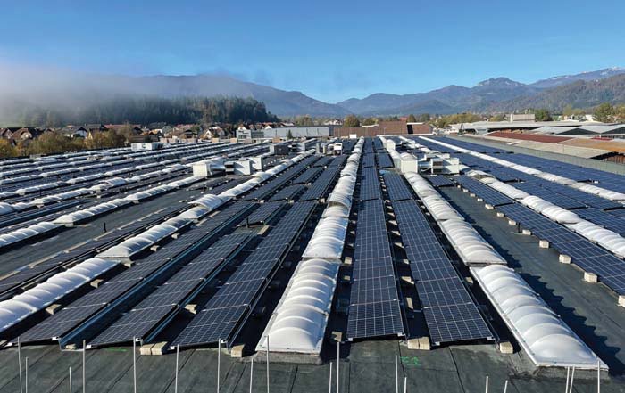 Soncna elektrarna za podjetja Podkriznik