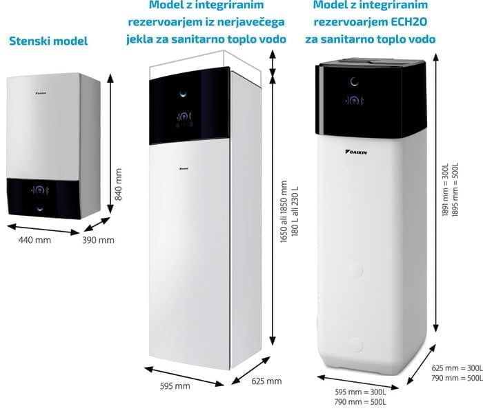 Daikin Altherma 3 toplotne crpalke mere