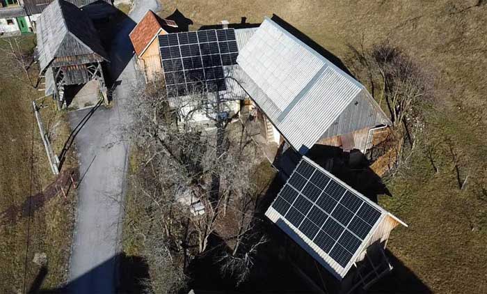 Izkoristek soncne elektrarne pokljuka