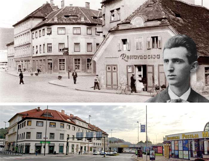 Nikola Tesla Maribor gostilna Pri veselem podlozniku