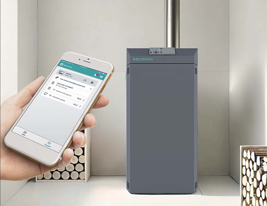 Daljinsko upravljanje kotla na drva Seltron UKP SMART