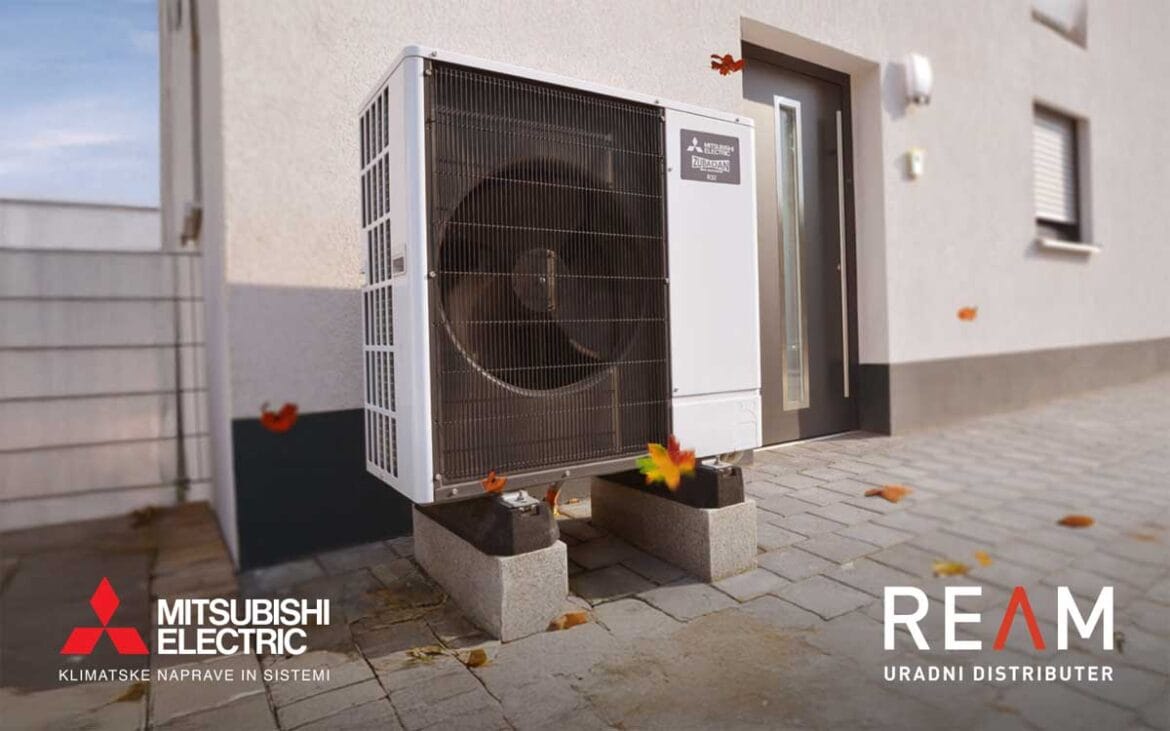 Toplotna črpalka Mitsubishi Electric – pametna naložba v ogrevanje doma