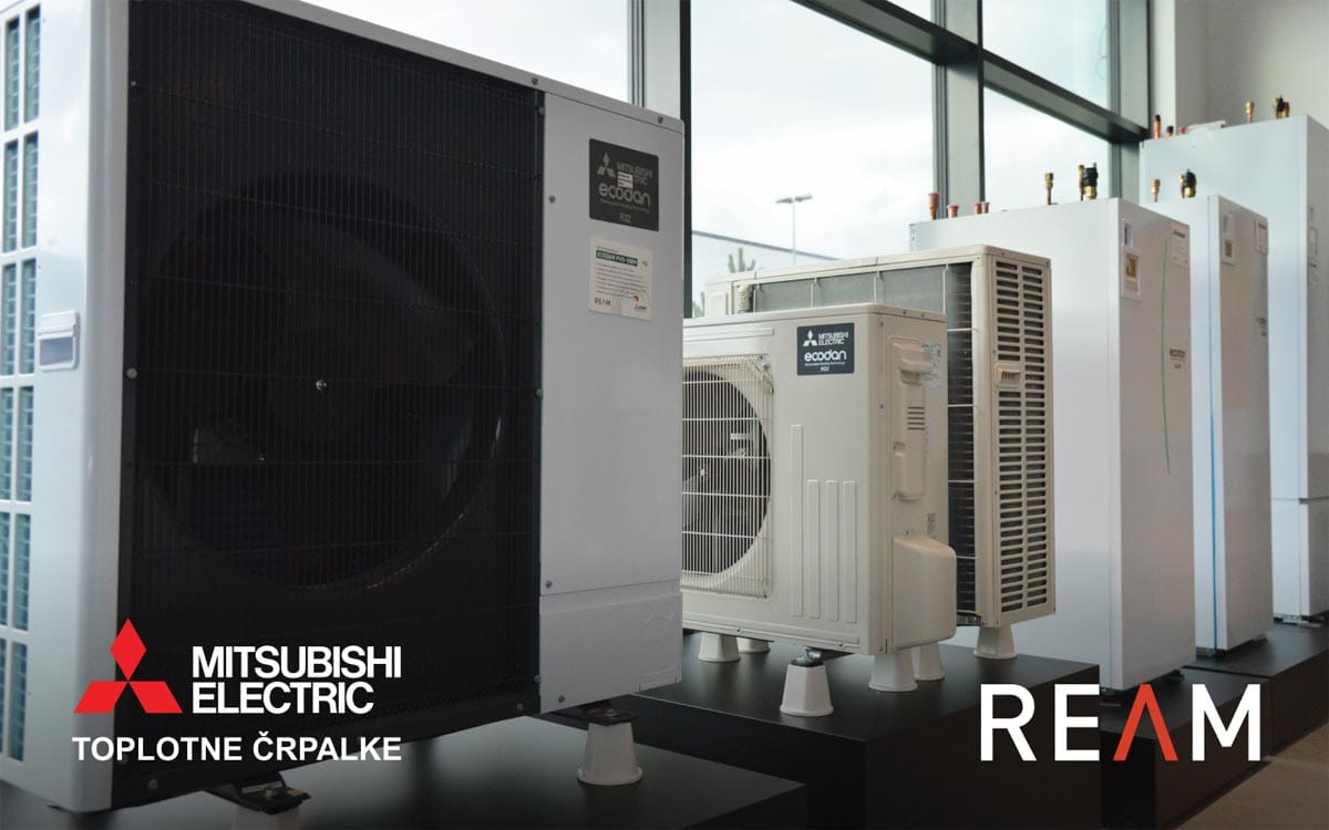 Mitsubishi Electric Ecodan toplotna črpalka za ogrevanje, pripravo sanitarne vode in hlajenje doma