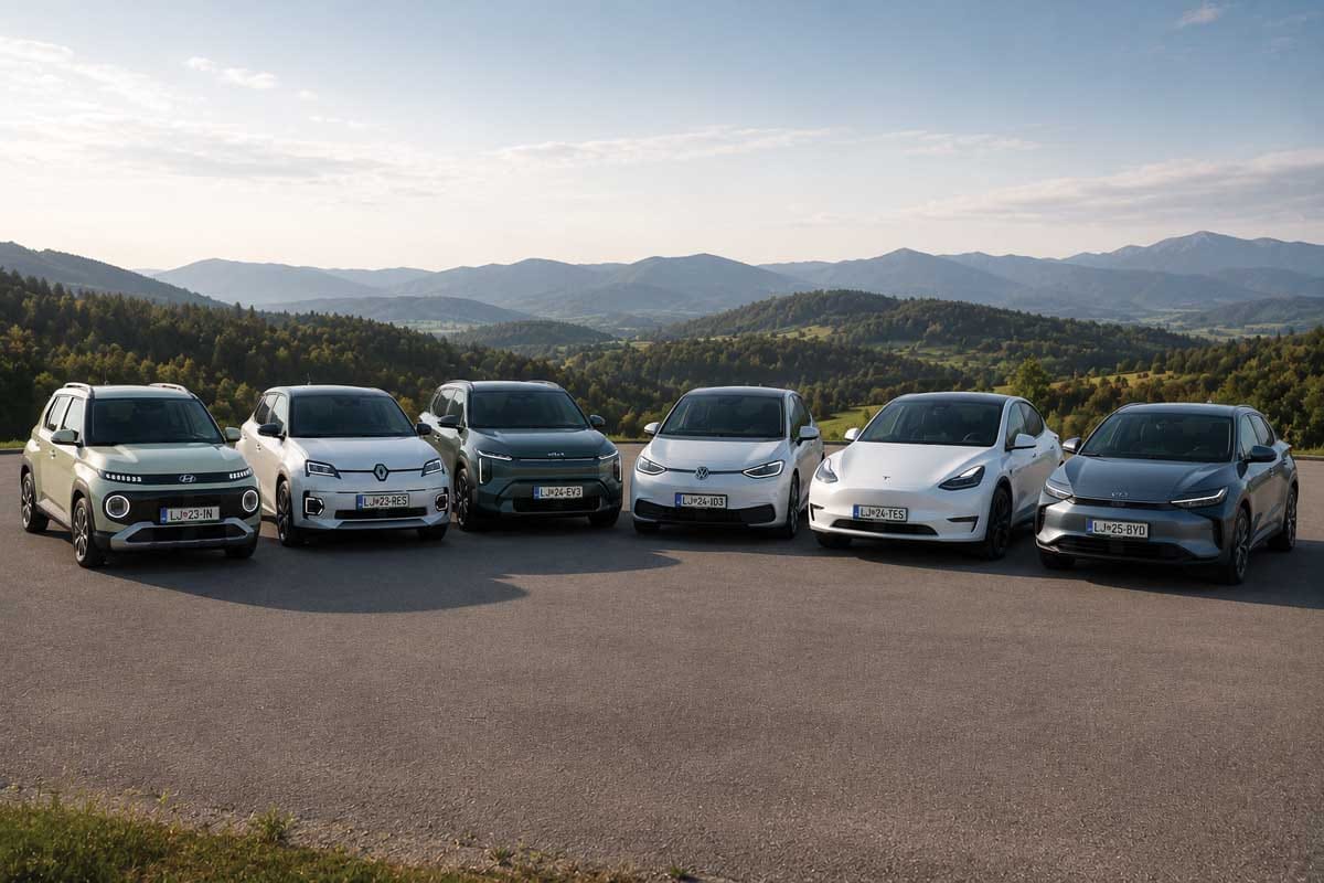 Primerjava najcenejših električnih avtomobilov različnih proizvajalcev